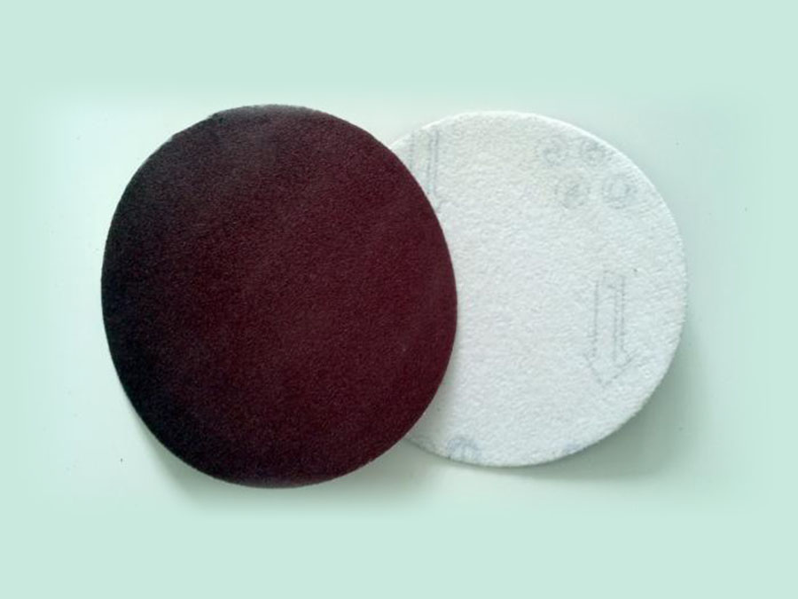 A Velcro sanding disc